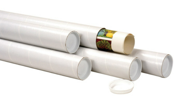 White Mailing Tubes – Frontier Paper & Packaging