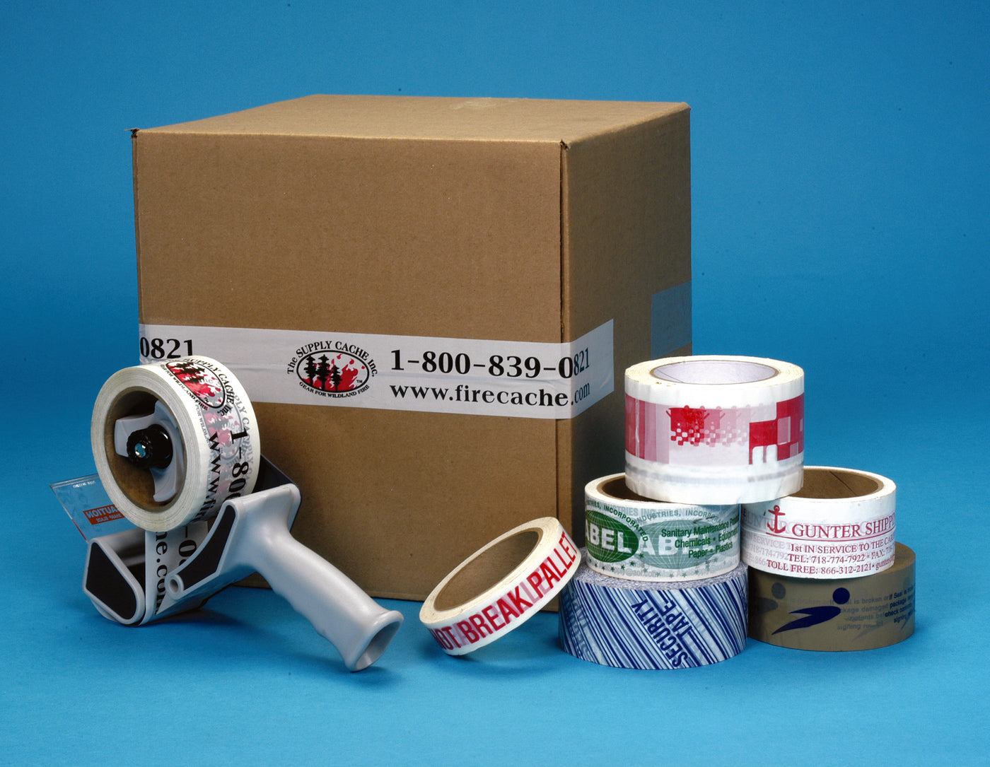thumbnail image 2 of Strong Self Stick Carton Sealing Tape – 70mm X 91m (108 Yds), Black, BOPP, 1 Roll 2 of 5